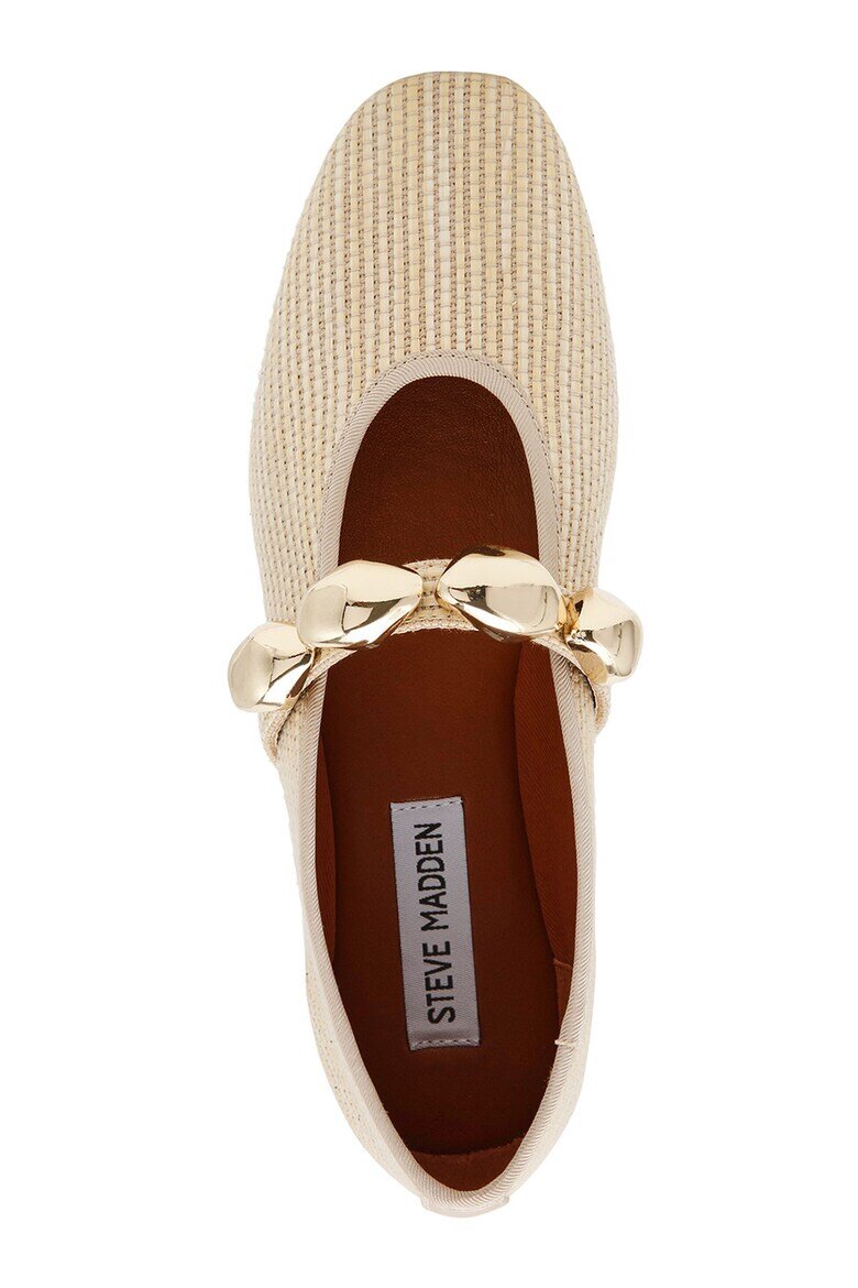 Steve Madden Текстилни пантофки Златист/Бежов