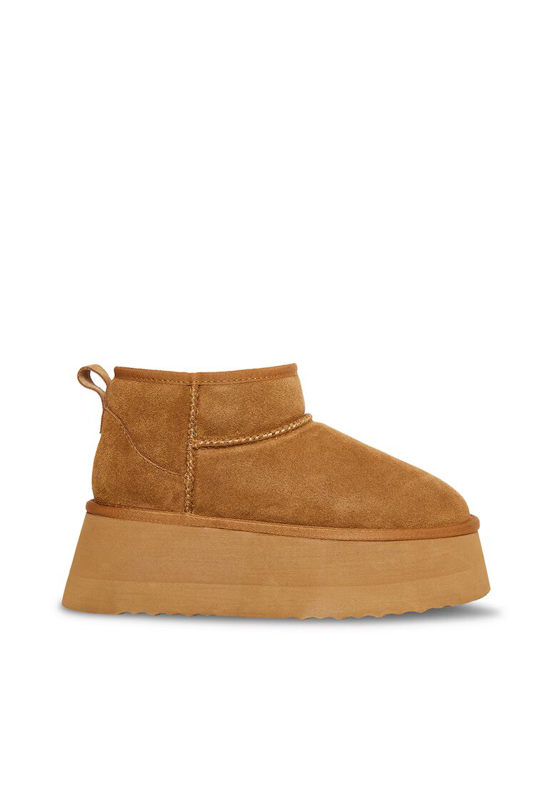 Steve Madden Велурени боти с равна платформа