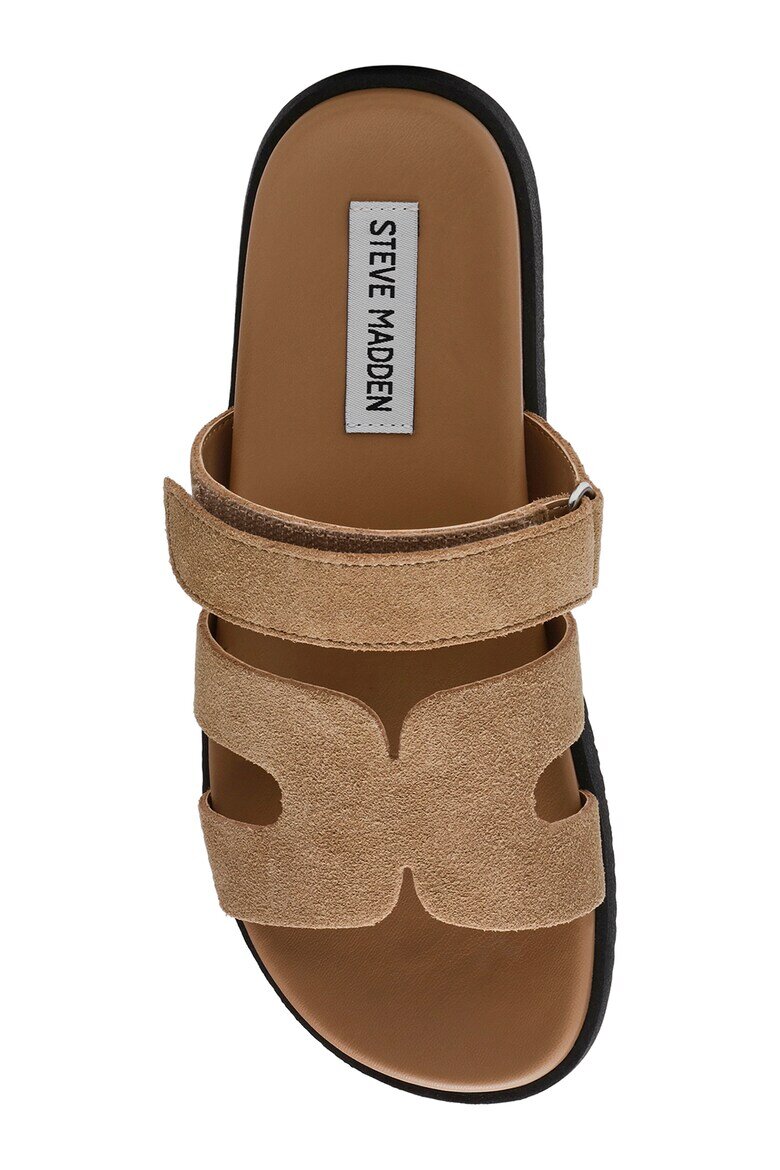 Steve Madden Велурени чехли Missile с велкро