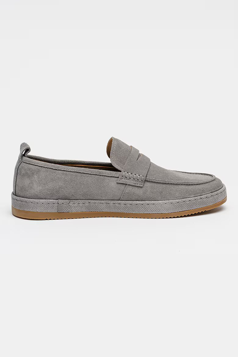 Steve Madden Велурени мокасини Answer Сив