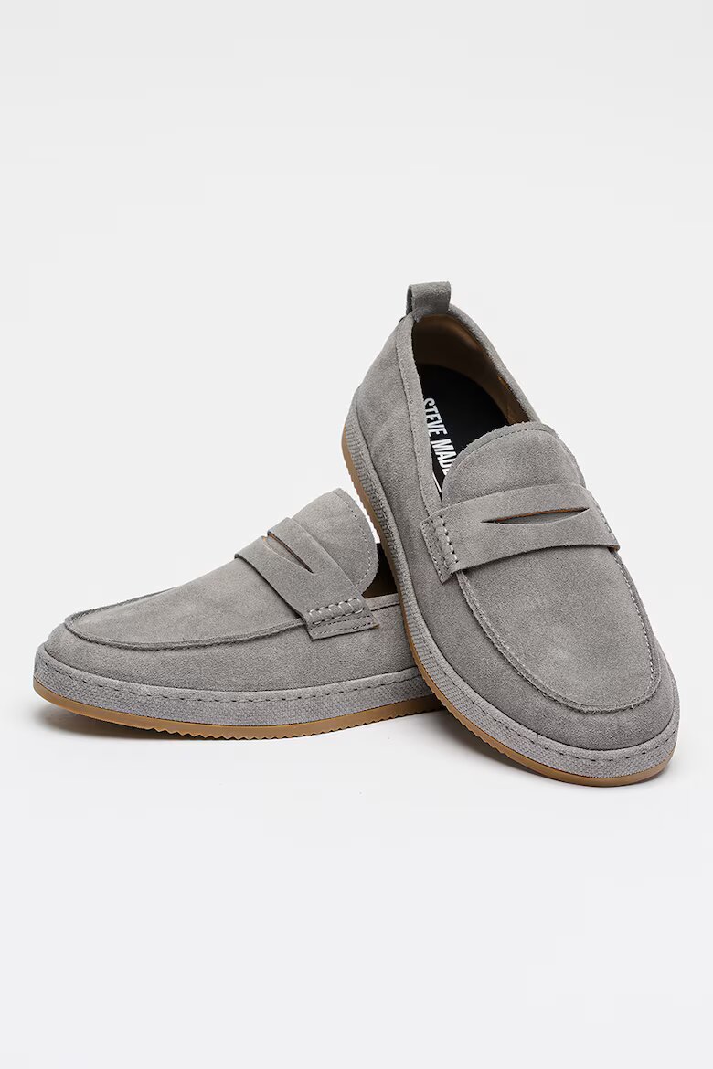 Steve Madden Велурени мокасини Answer Сив