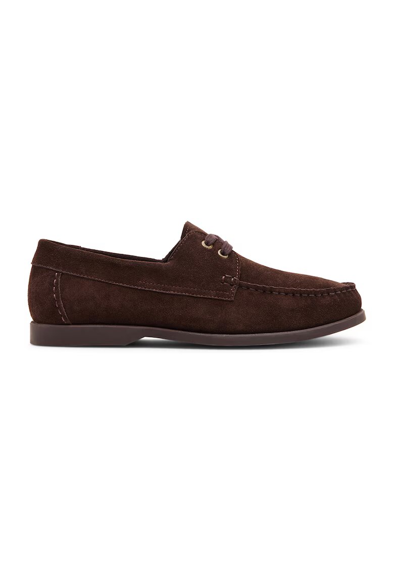 Steve Madden Велурени мокасини - Коняк кафяв