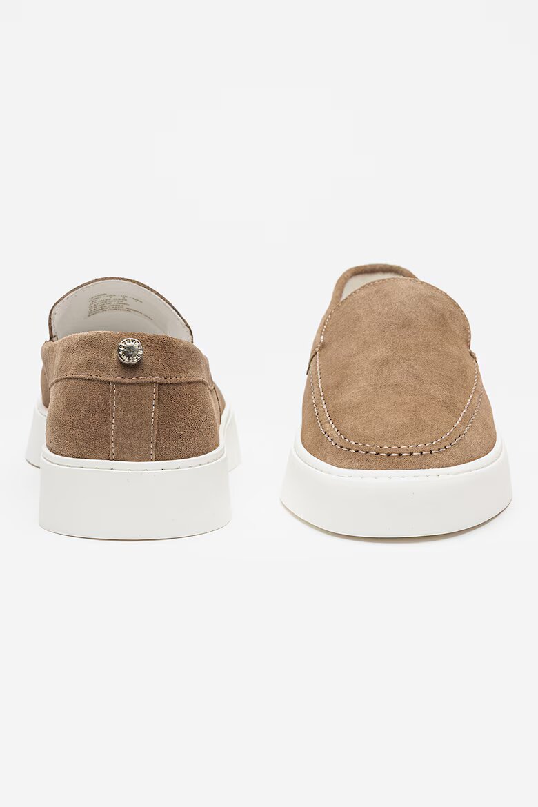 Steve Madden Велурени мокасини Leyton Тъмнокафяв