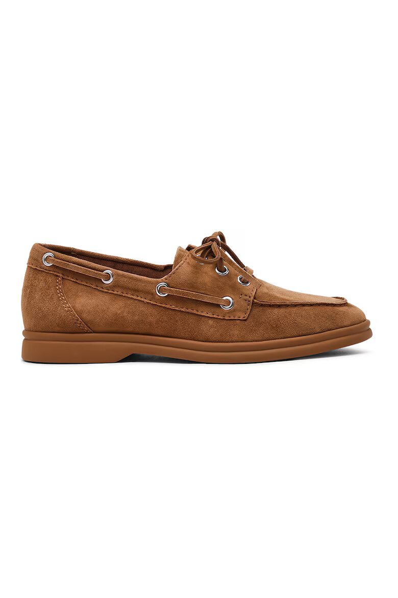 Steve Madden Велурени мокасини Ports Светлокафяв