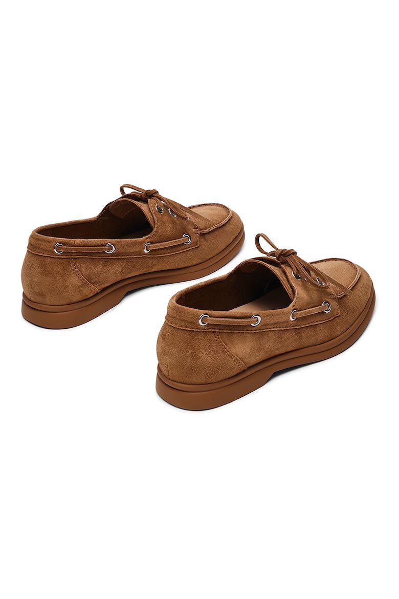 Steve Madden Велурени мокасини Ports Светлокафяв