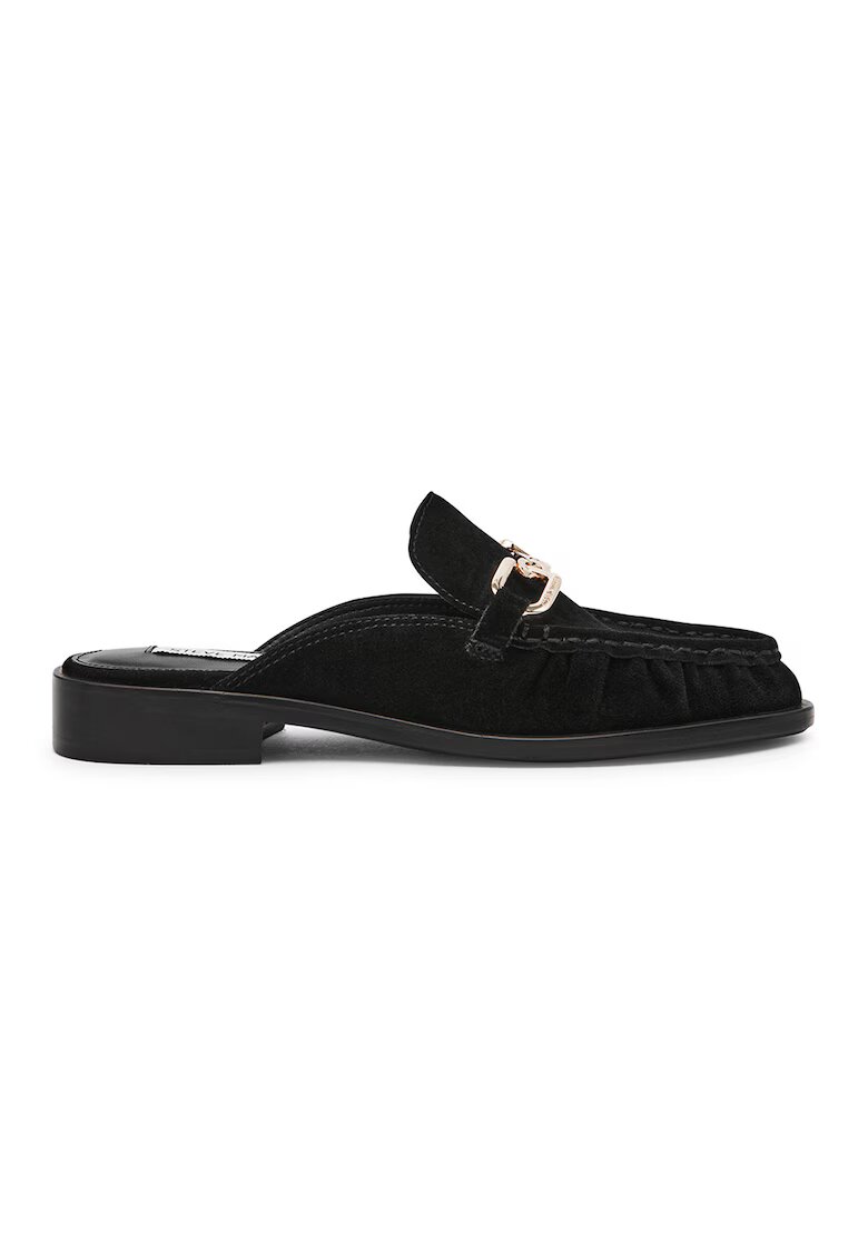 Steve Madden Велурено сабо с верижка - Черен -