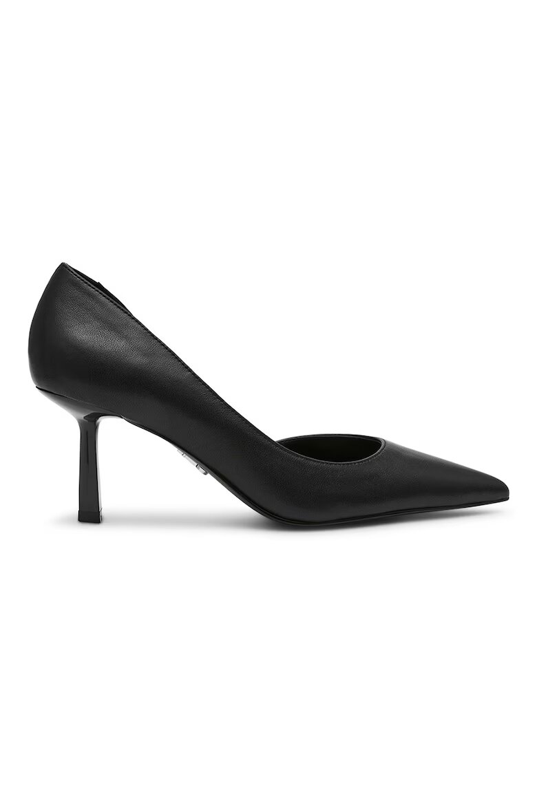 Steve Madden Заострени кожени обувки Черен