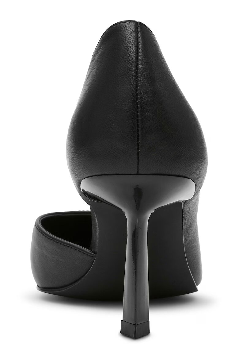 Steve Madden Заострени кожени обувки Черен
