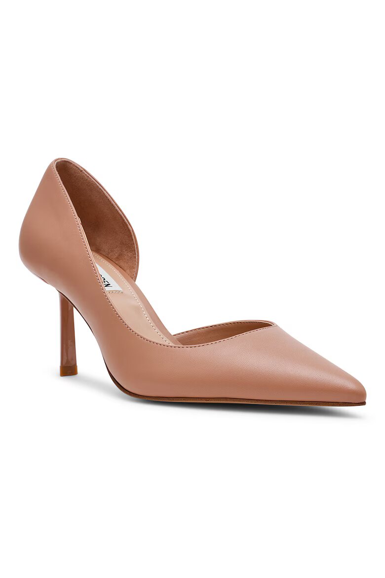 Steve Madden Заострени кожени обувки Розова сьомга