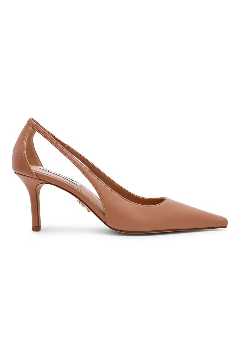 Steve Madden Заострени кожени обувки с отвори Розова сьомга