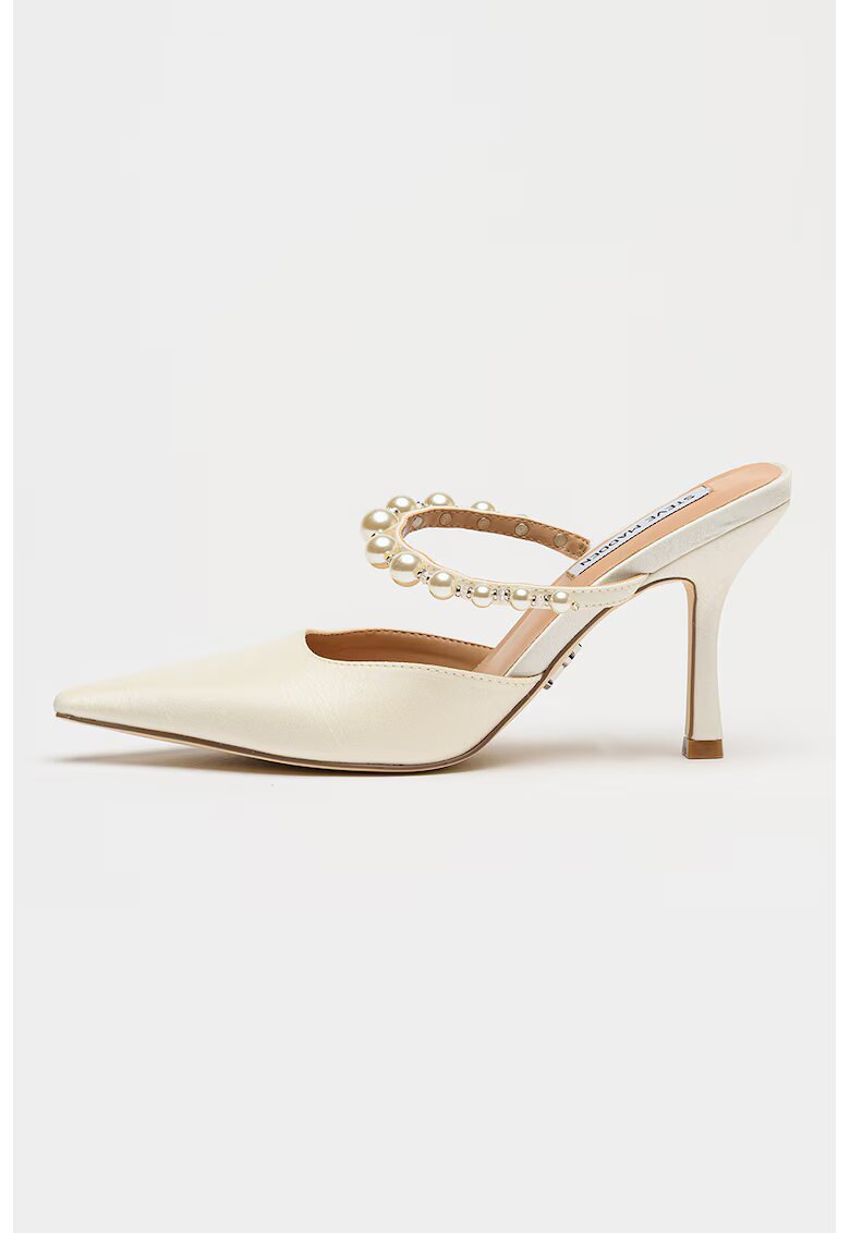 Steve Madden Заострени обувки Brecki със синтетика - Мръснобял