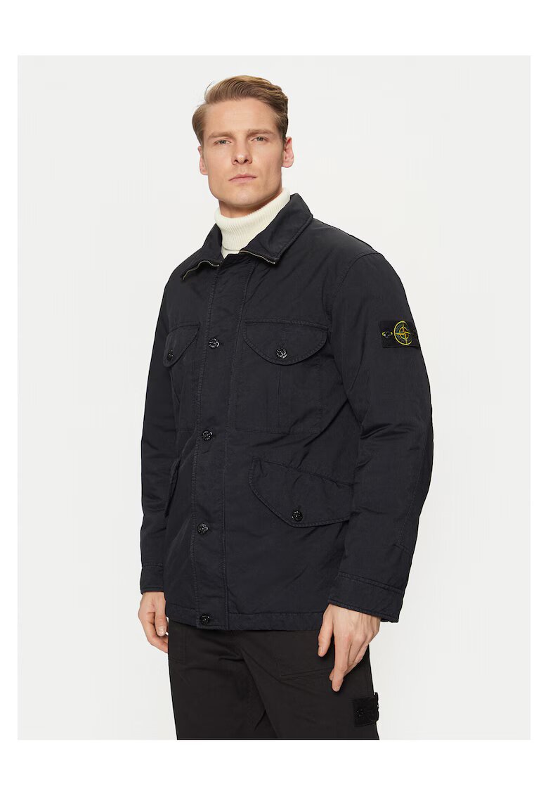 STONE ISLAND Мъжко преходно яке тъмносиньо - изработено от качествени материали
