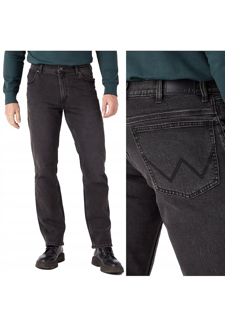 Straight Мъжки дънки Wrangler - автентично сиви - размер L30
