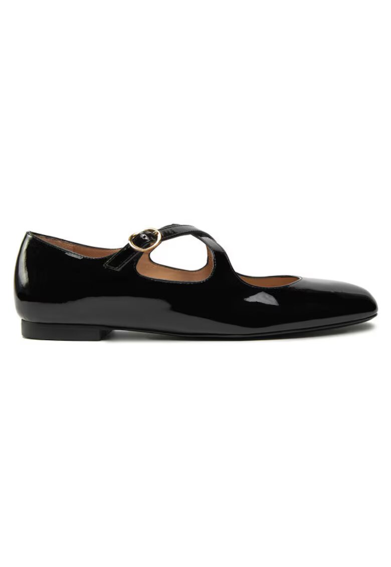 Stuart Weitzman Балерини 305127501 - Естествена кожа - Черни