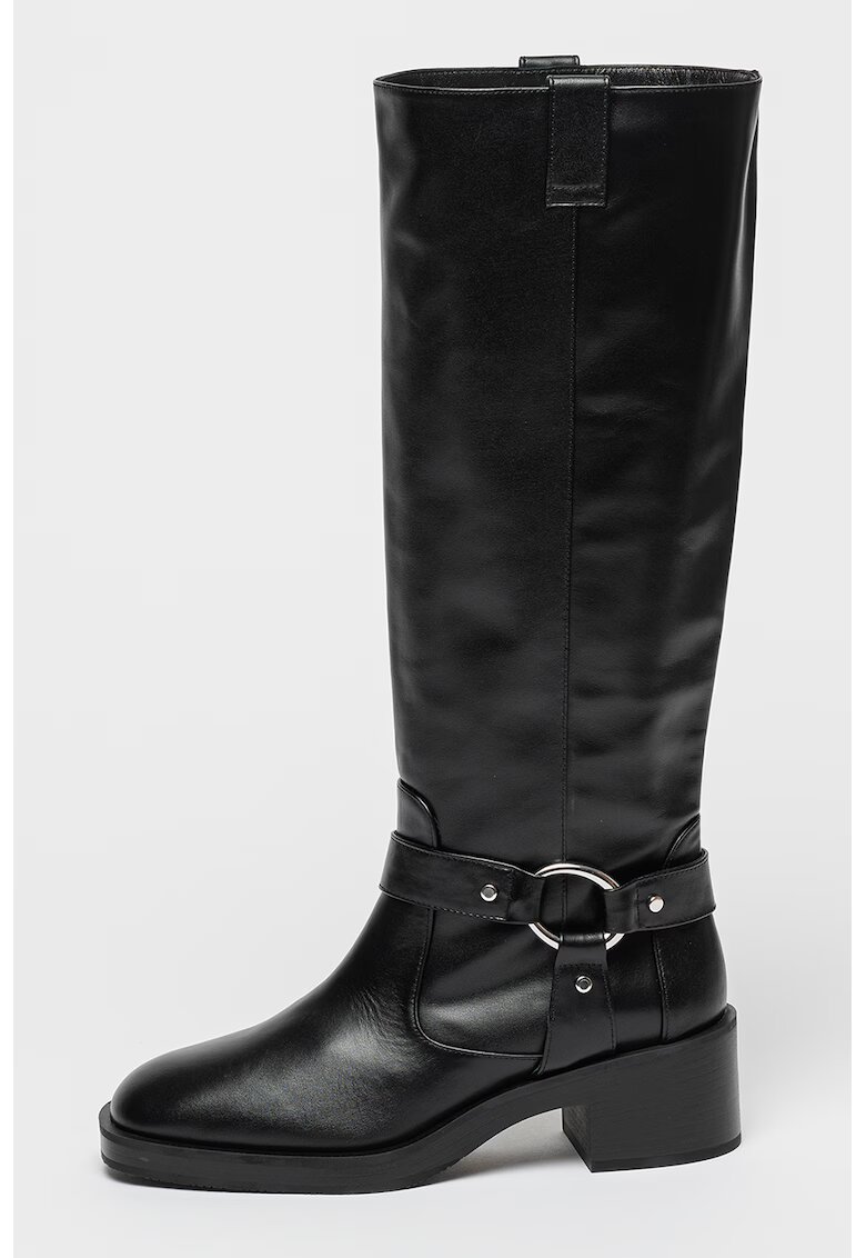 Stuart Weitzman Кожени ботуши до коляното Jax