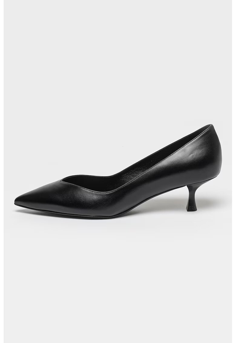 Stuart Weitzman Кожени обувки Eva 50 Pump с котешки ток