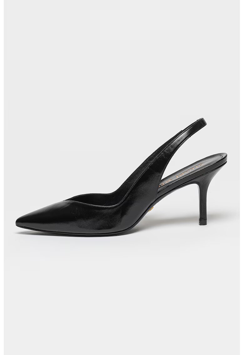 Stuart Weitzman Кожени обувки Eva 75 с отворена пета