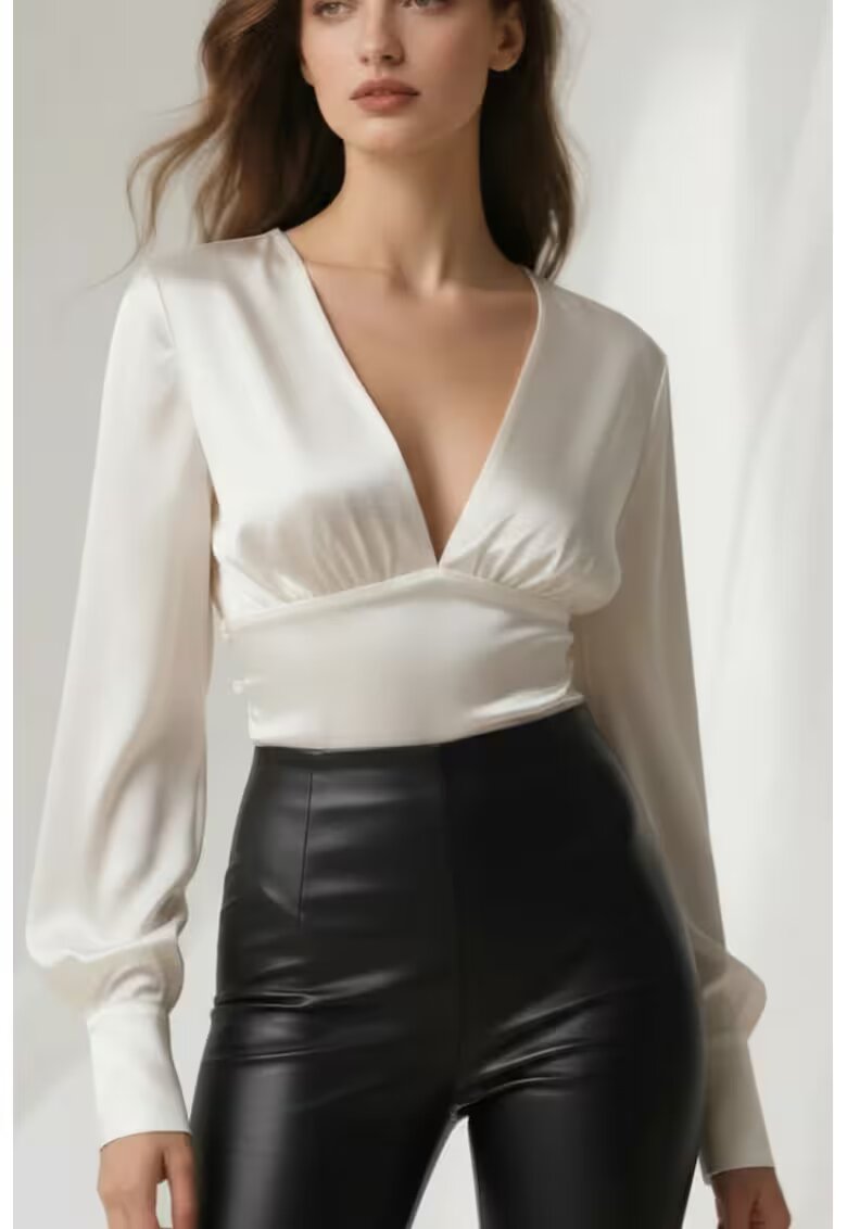 Sugar Couture Bluza din amestec de matase Serenity