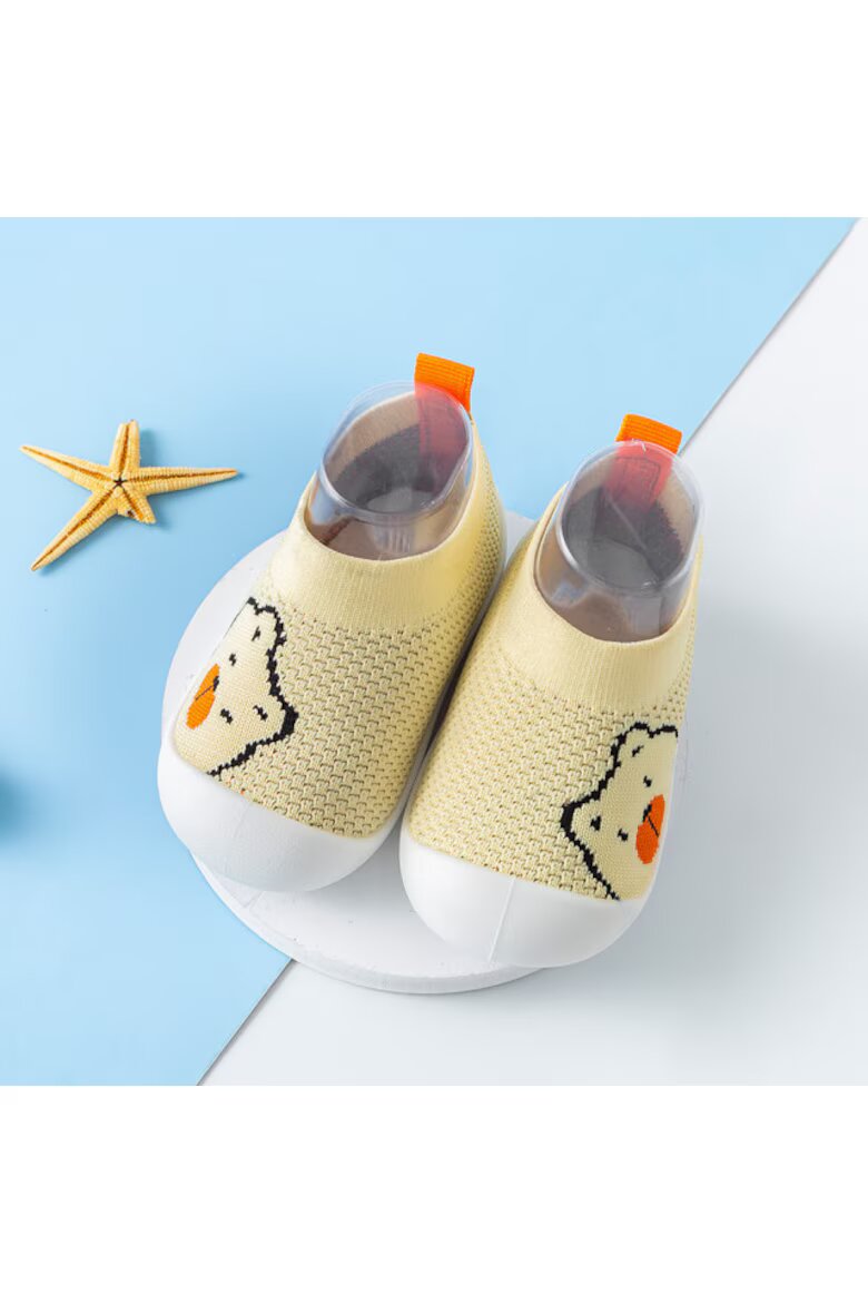 Superbaby Супербейби Ботуши Модел Теди Текстил Момчета Момичета Жълти