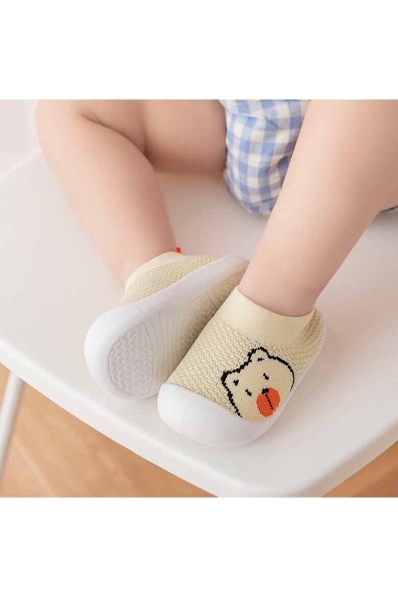 Superbaby Супербейби Ботуши Модел Теди Текстил Момчета Момичета Жълти