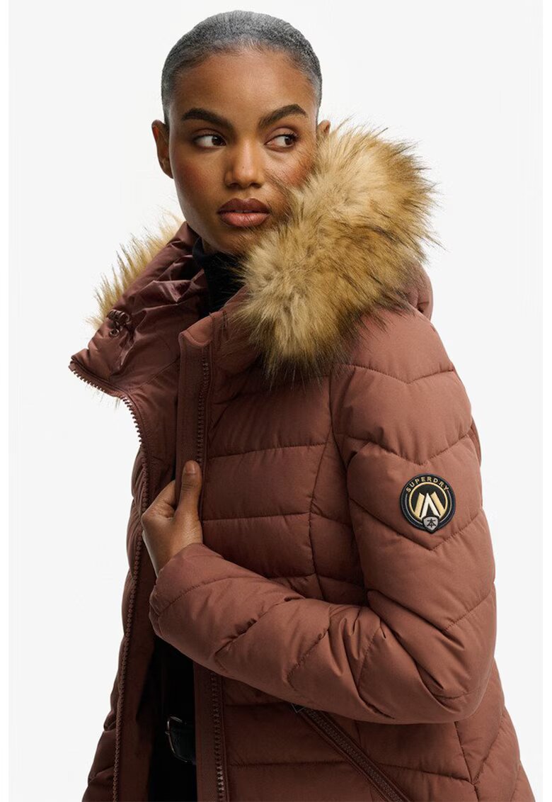 Superdry  Co Дълго зимно яке Fuji с качулка