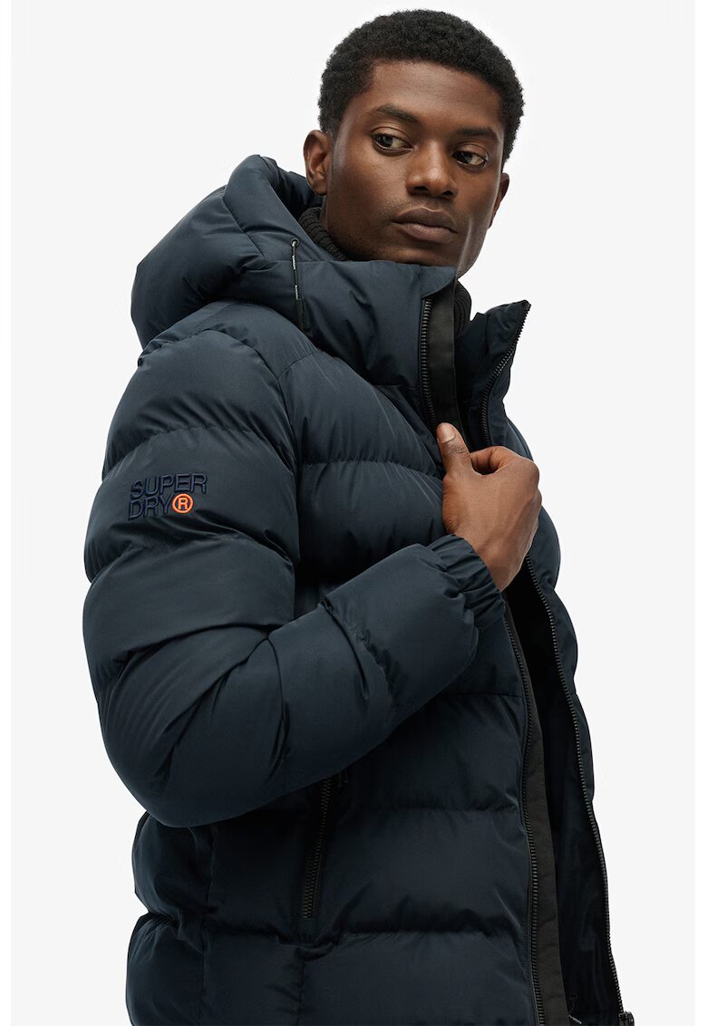 Superdry  Co Капитонирано зимно яке с джобове с цип