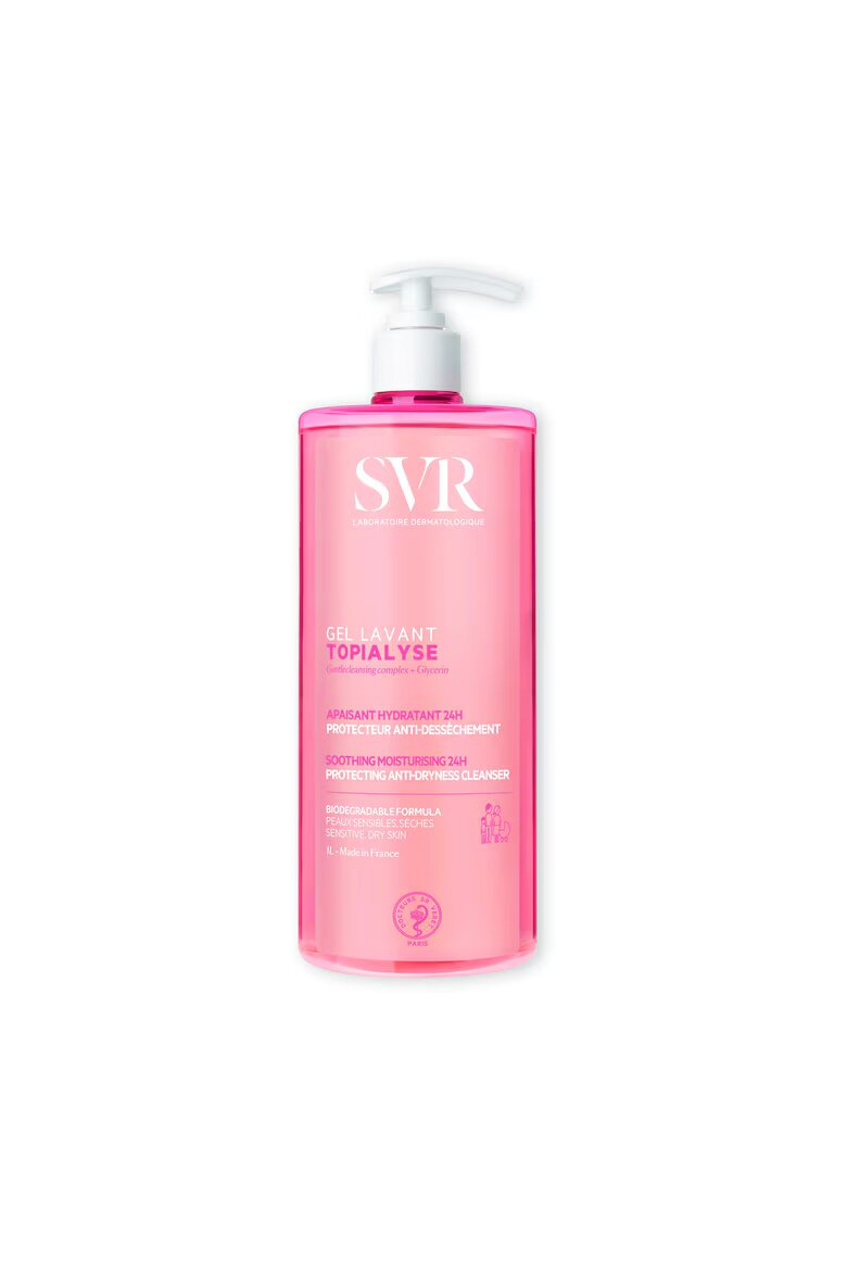 SVR Topialyse душ гел за чувствителна и суха кожа 1 l