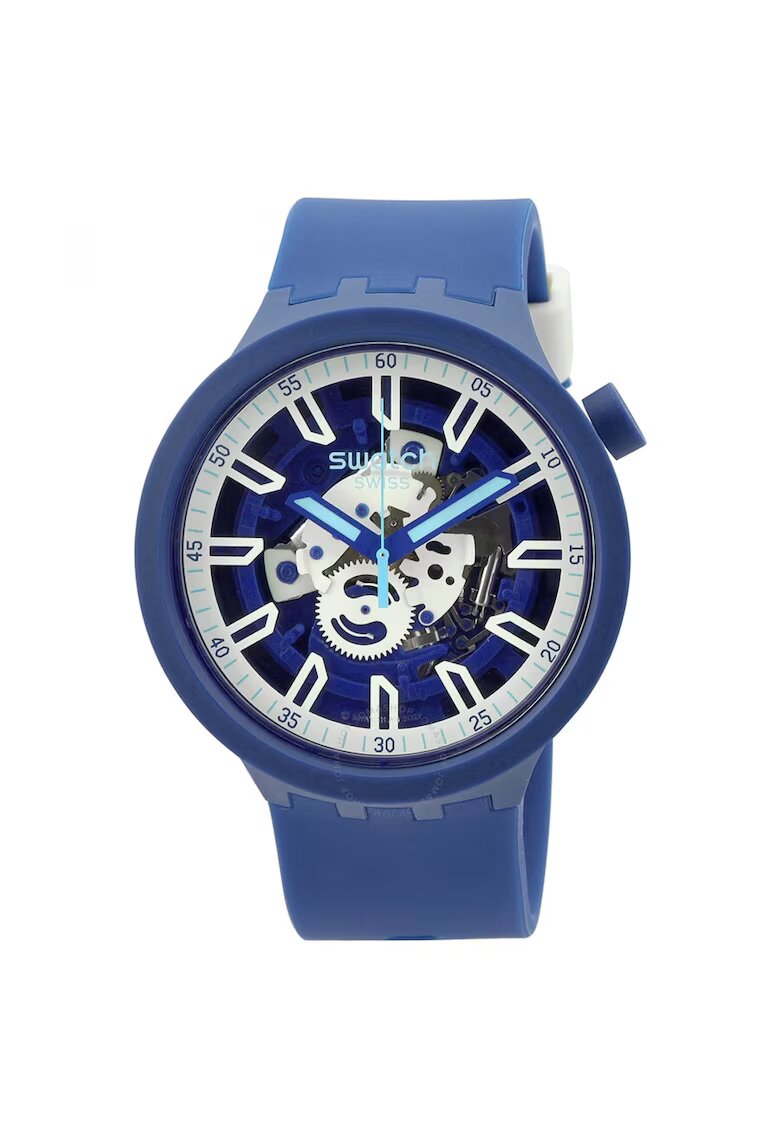 Swatch Часовник Big Bold SB01N102 - кварцов - пластмасова рамка