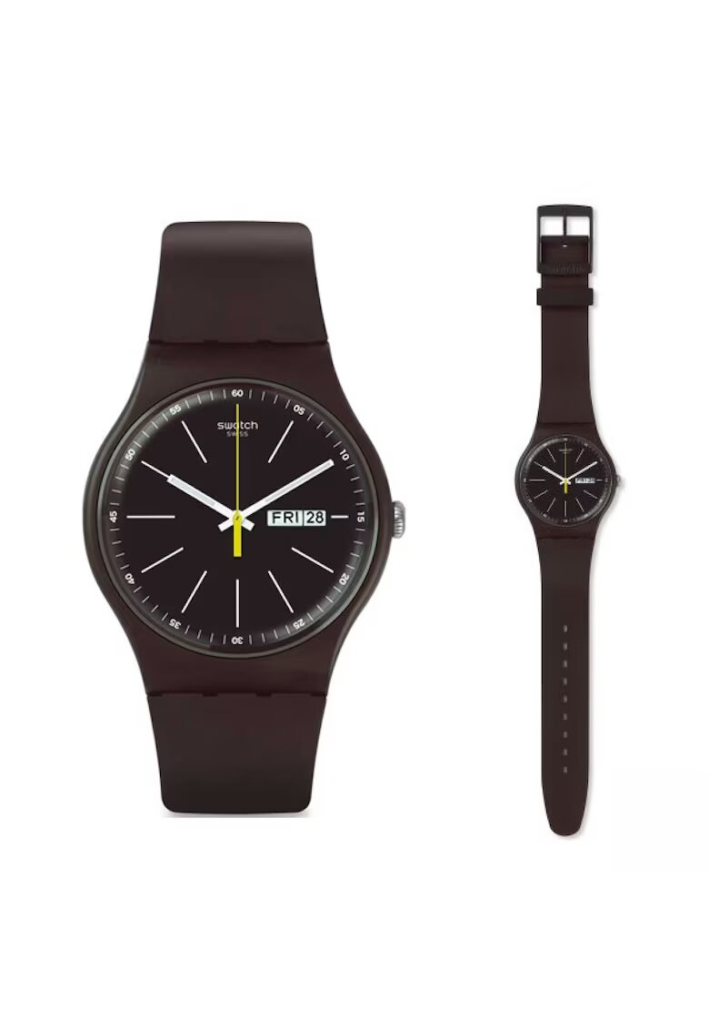 Swatch ﻿Часовник Blue Browny - SUOC704