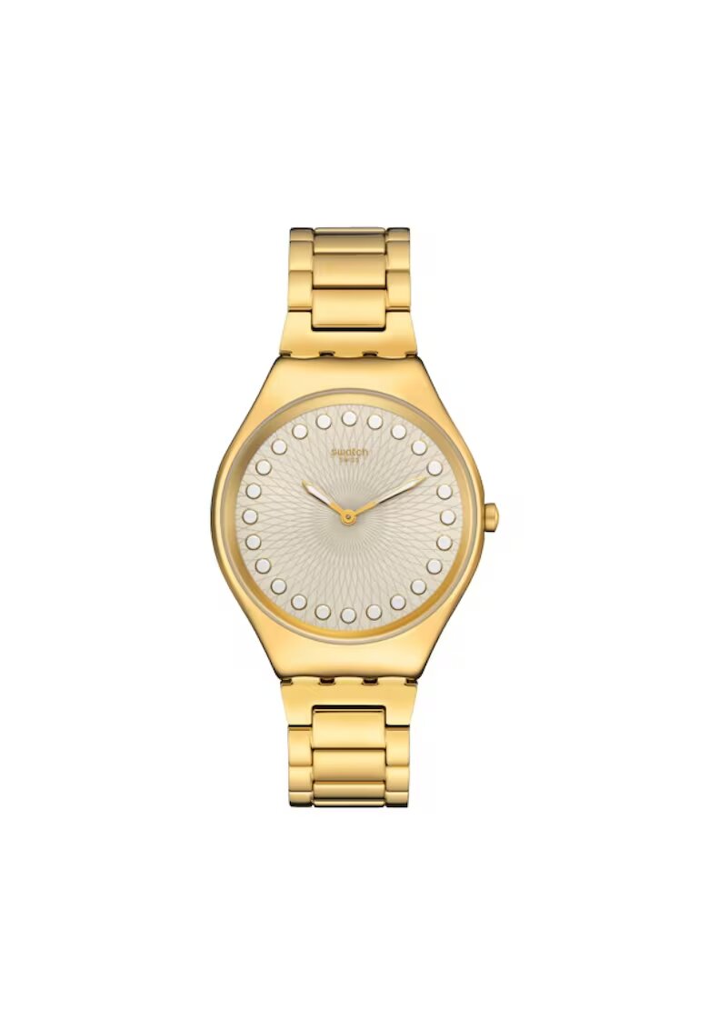 Swatch Часовник дамски - Skin SYXG126G - кварцов механизм - инокс - златист