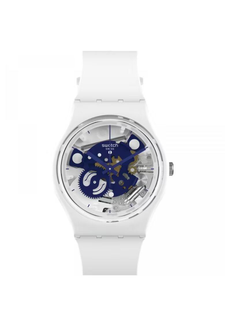 Swatch ﻿Часовник Time To Blue Small - SO31W103