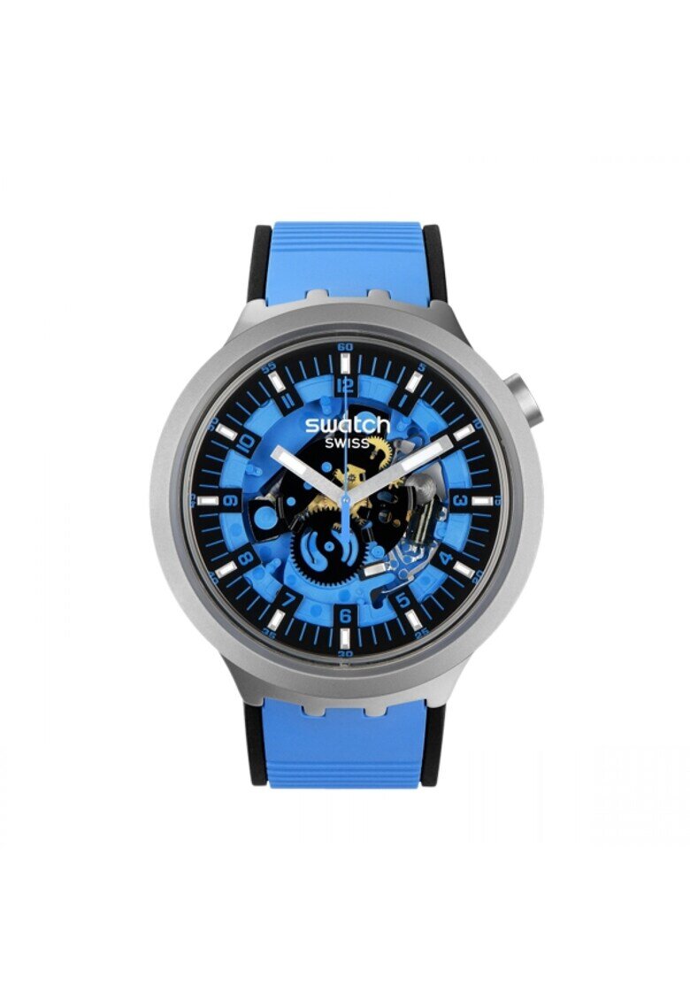 Swatch Мъжки часовник Big Bold - кварцов - инокс - сребрист
