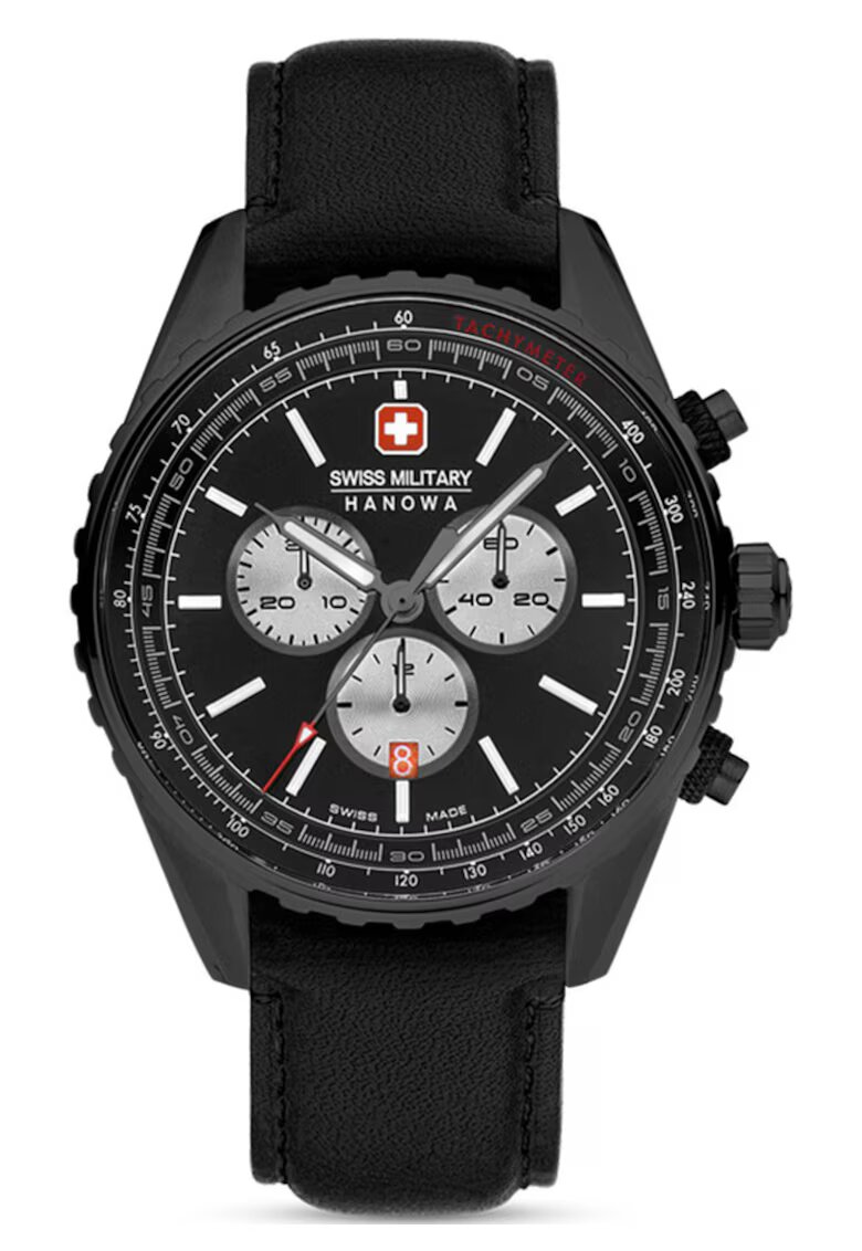Swiss Military HANOWA Мъжки часовник Afterburn - 40мм - Черен