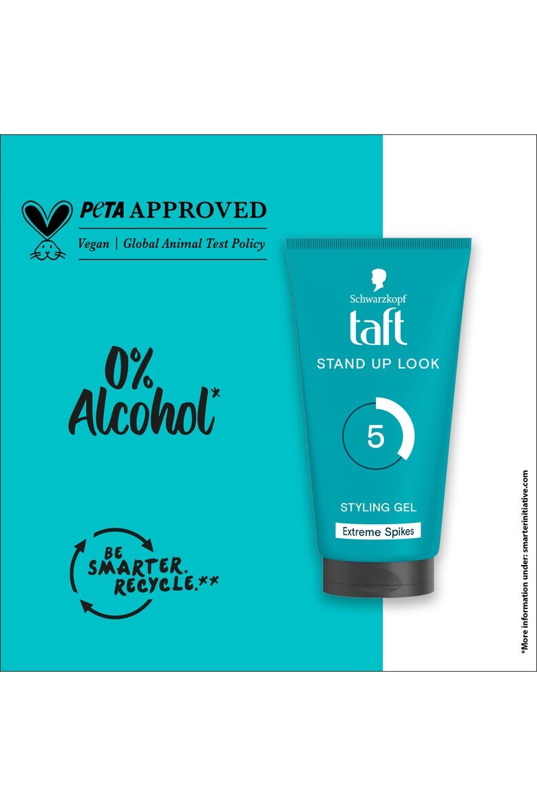 Taft Гел за коса Schwarzkopf Stand Up Extreme за дълготрайна фиксация 150 мл