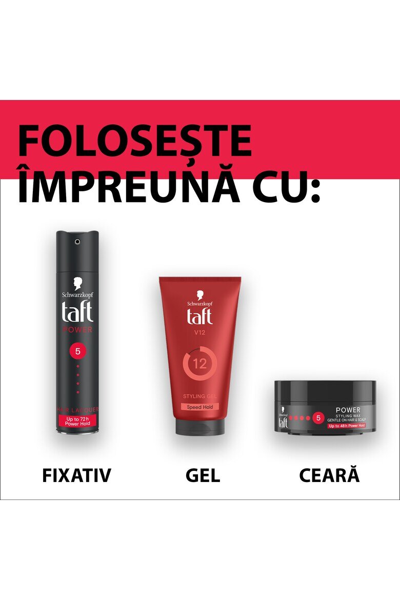 Taft Лак за коса Schwarzkopf V12 за бързо фиксиране 150 мл