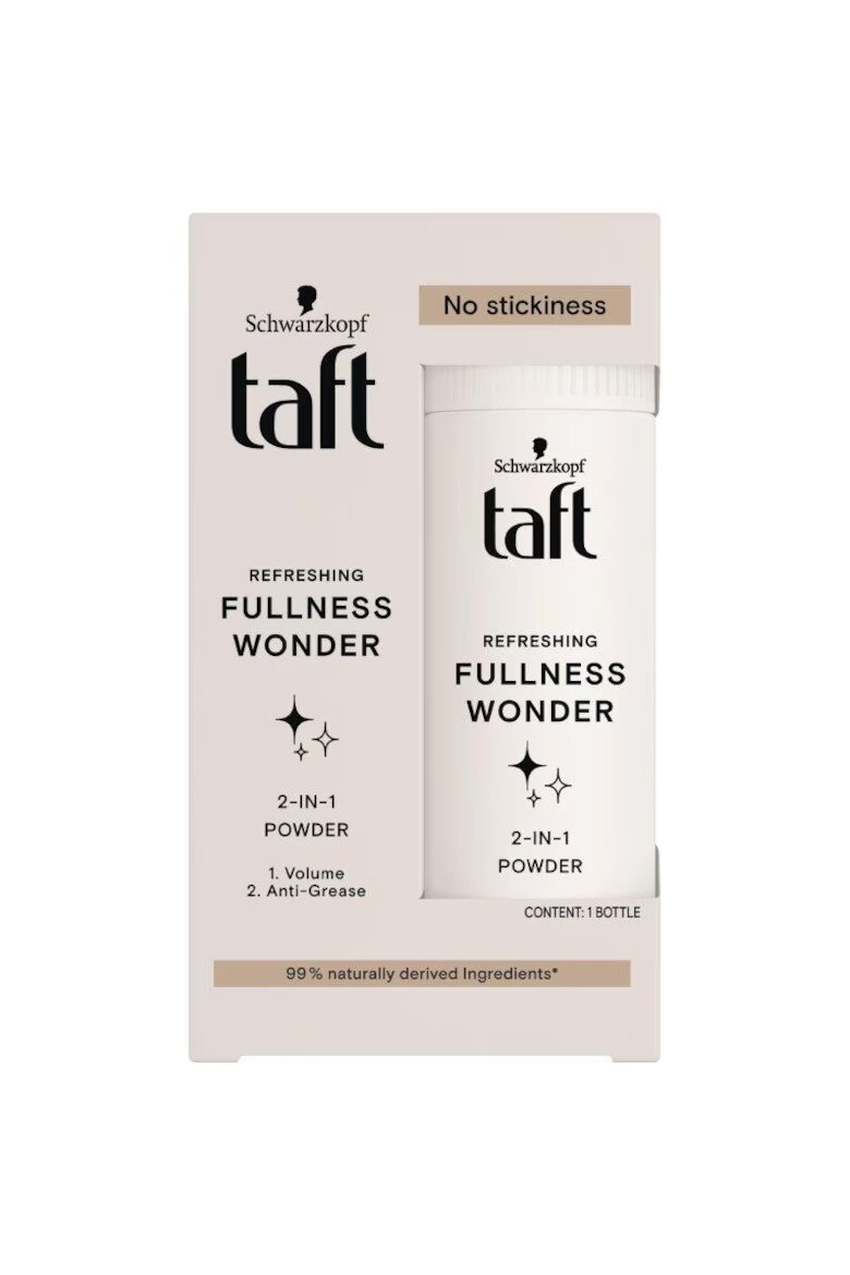 Taft Стилизираща пудра за коса 2 в 1 Fullness Wonder За допълнителен обем и освежаване 10 гр