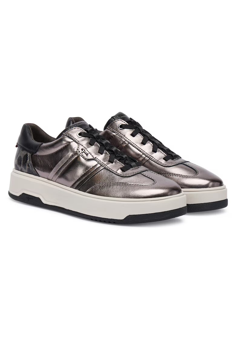 Tamaris Дамски спортни обувки - Pewter 915 - естествена кожа