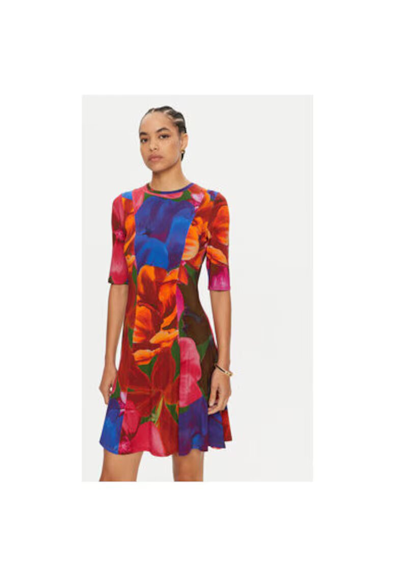 Ted Baker Дамска рокля - 304733000 - Вискоза - Многоцветна