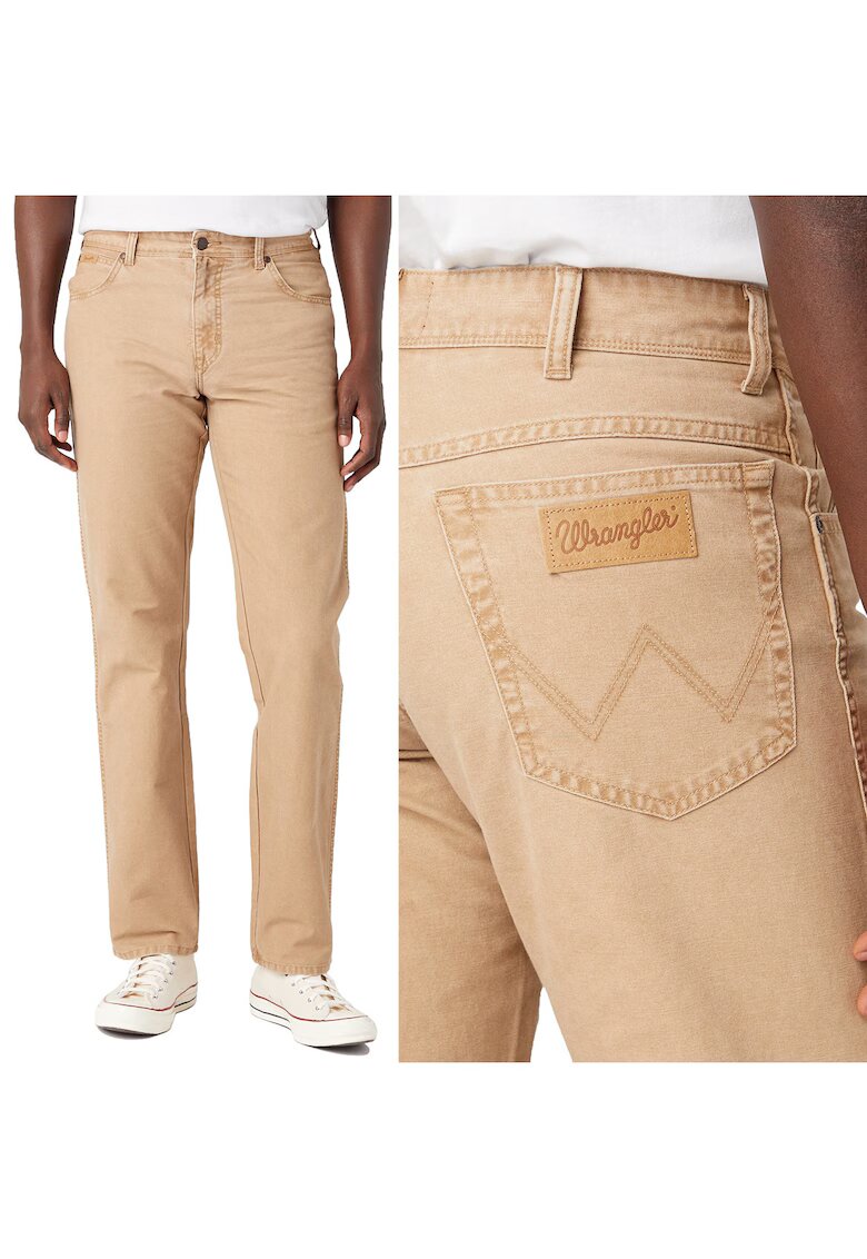 Texas Мъжки панталон Wrangler модел 821 - прави - бежови - W32 L34