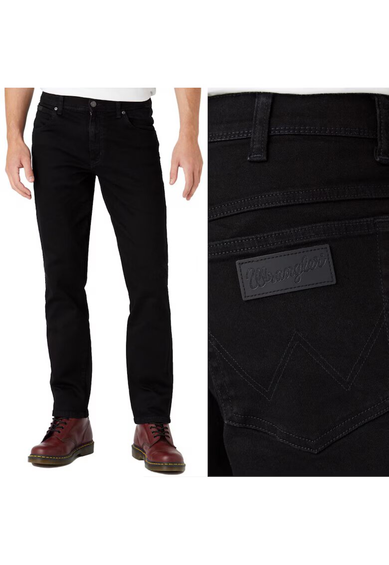 Texas Slim Мъжки дънки - Wrangler - черни - W48 L34