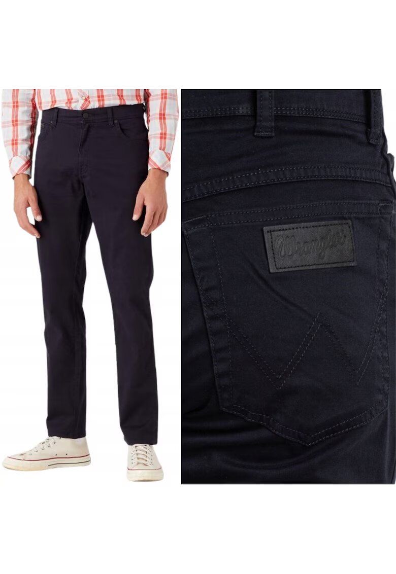 Texas Slim Мъжки панталони Wrangler тъмносини W30 L32 - вталена кройка - стеснени крачолища крачо крачоли