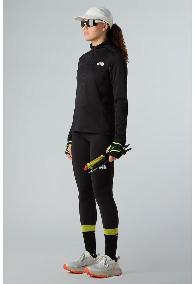 The North Face Блуза за трейл бягане Winter Warm Pro с къс цип