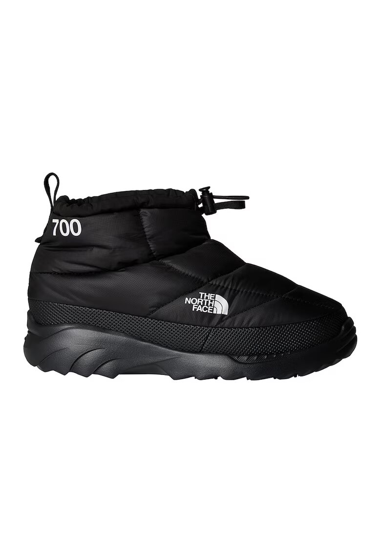 The North Face Боти Nuptse Traction с грайфер - Черен/Бял