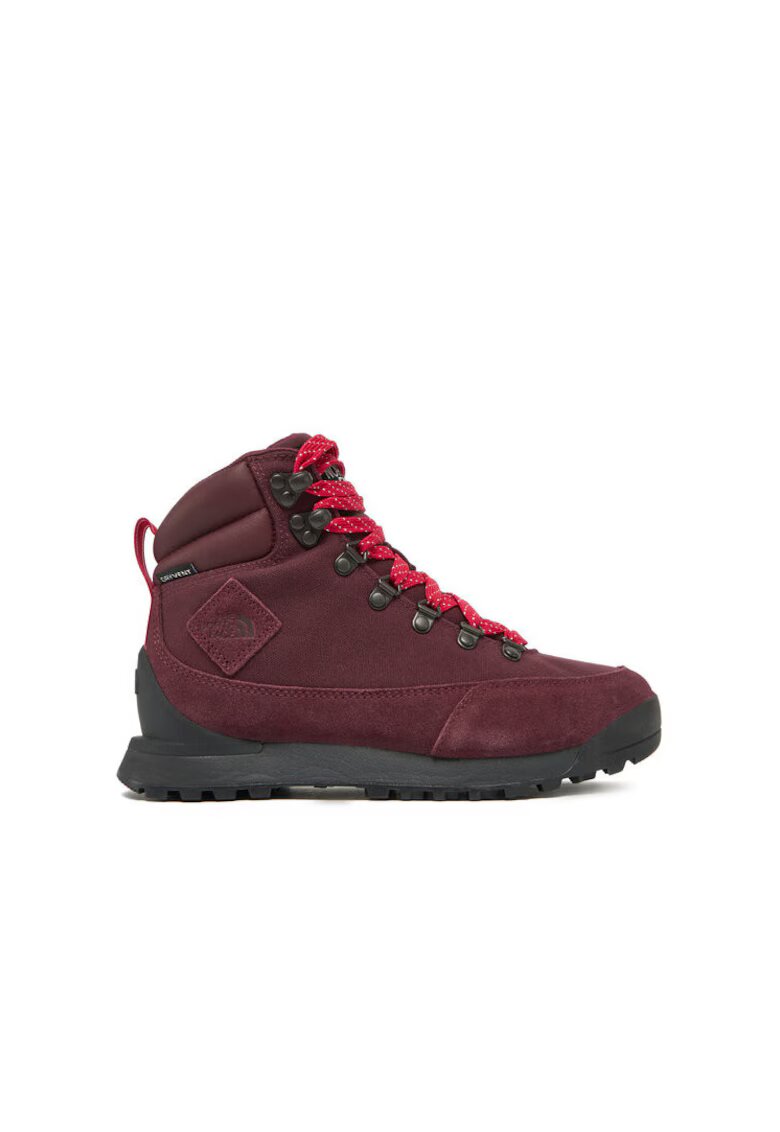 The North Face Дамски спортни обувки - Back-To-Berkeley I - естествена кожа - Alpine Plum/Tnf Black