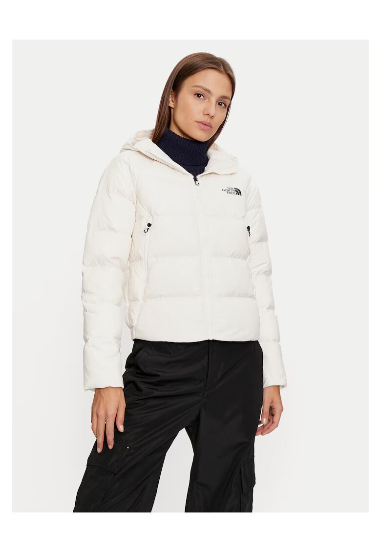 The North Face Дамско пухено яке бежово - лек материал