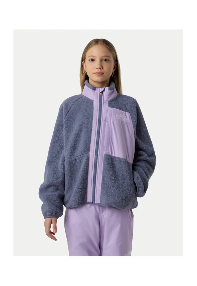 The North Face Детско яке за момичета - лилаво - топла материя