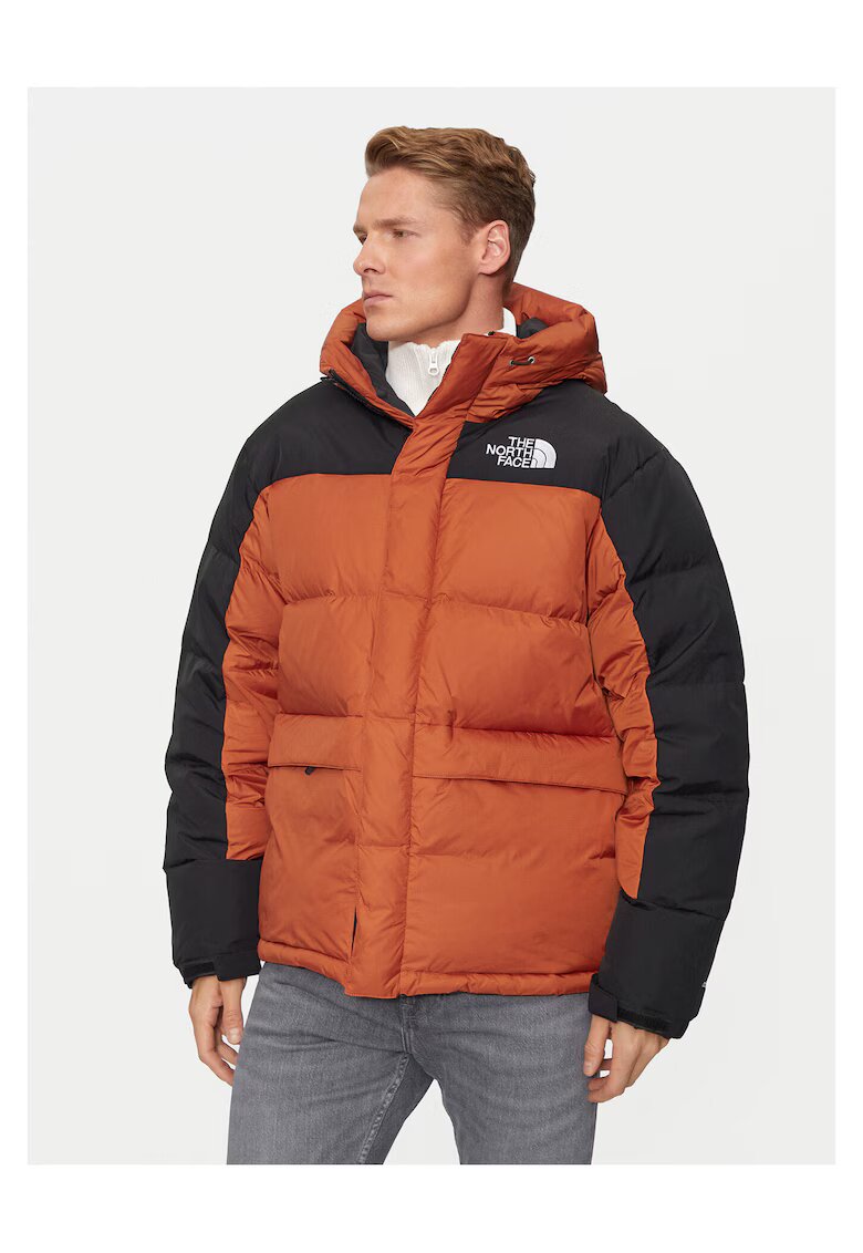 The North Face Мъжко пухено яке оранжево