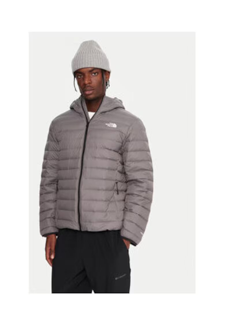The North Face Мъжко пухено яке - сиво - 100% рециклиран найлон