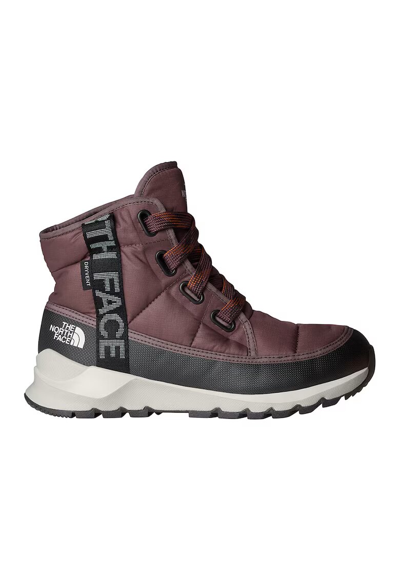 The North Face Непромокаеми скосени боти Luxe - Черен/Тъмновиолетов