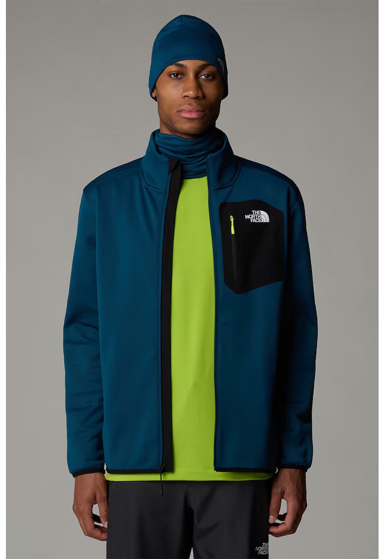 The North Face Непромокаемо яке за хайкинг Crest - Черен/Петролно синьо